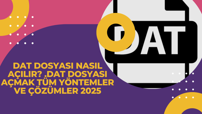 Dat dosyası nasıl açılır? Bilgisayar kullanırken .dat dosyası açmak karşınıza ".dat" uzantılı bir dosya çıktığında, ilk düşünceniz muhtemelen "Bu ne, nasıl açacağım?" olmuştur. DAT dosyaları, diğer dosya türlerinin aksine tek bir programa veya formata ait değildir. Bu durum, onları açmayı kafa karıştırıcı hale getirebilir.